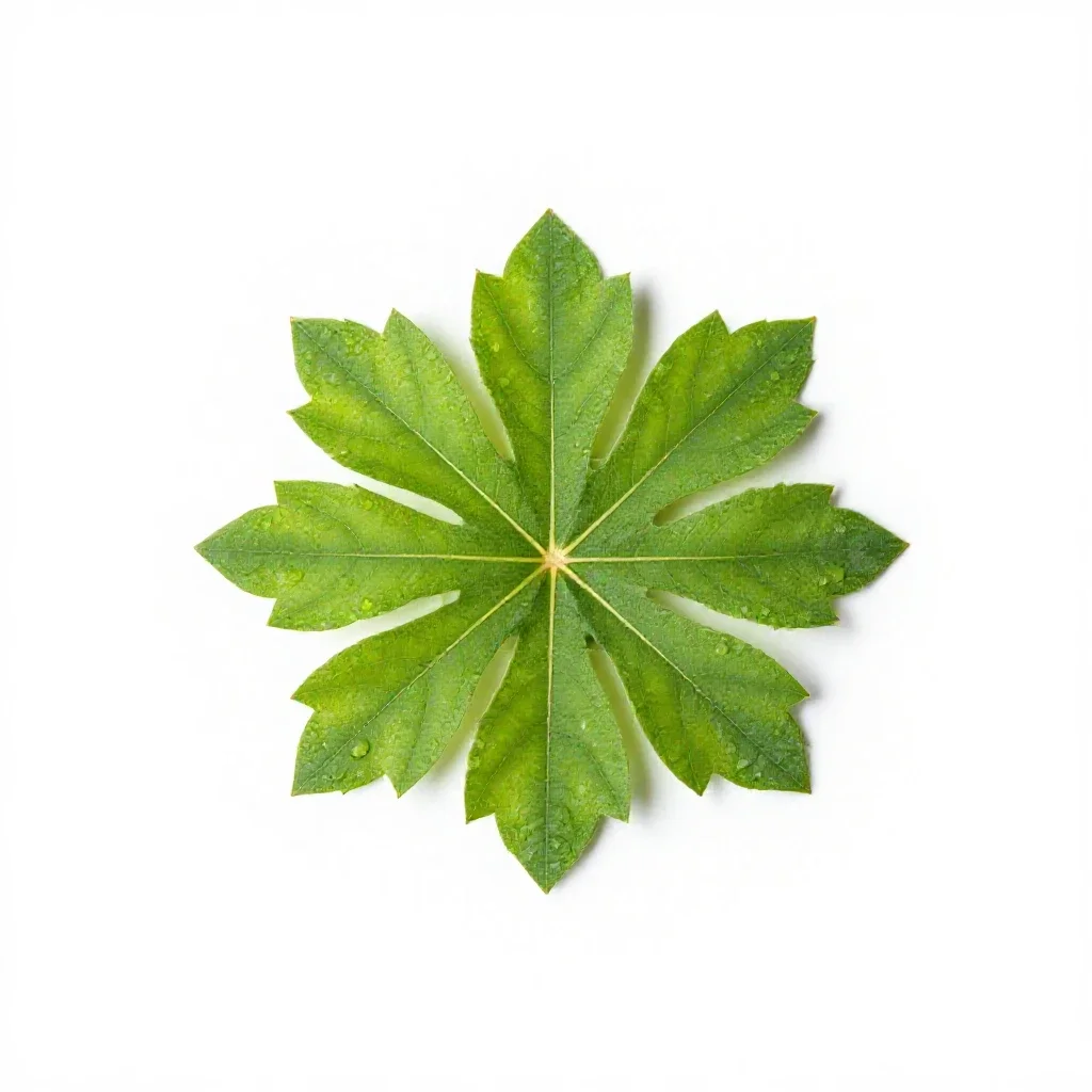 Macrozamia isolated on a white background