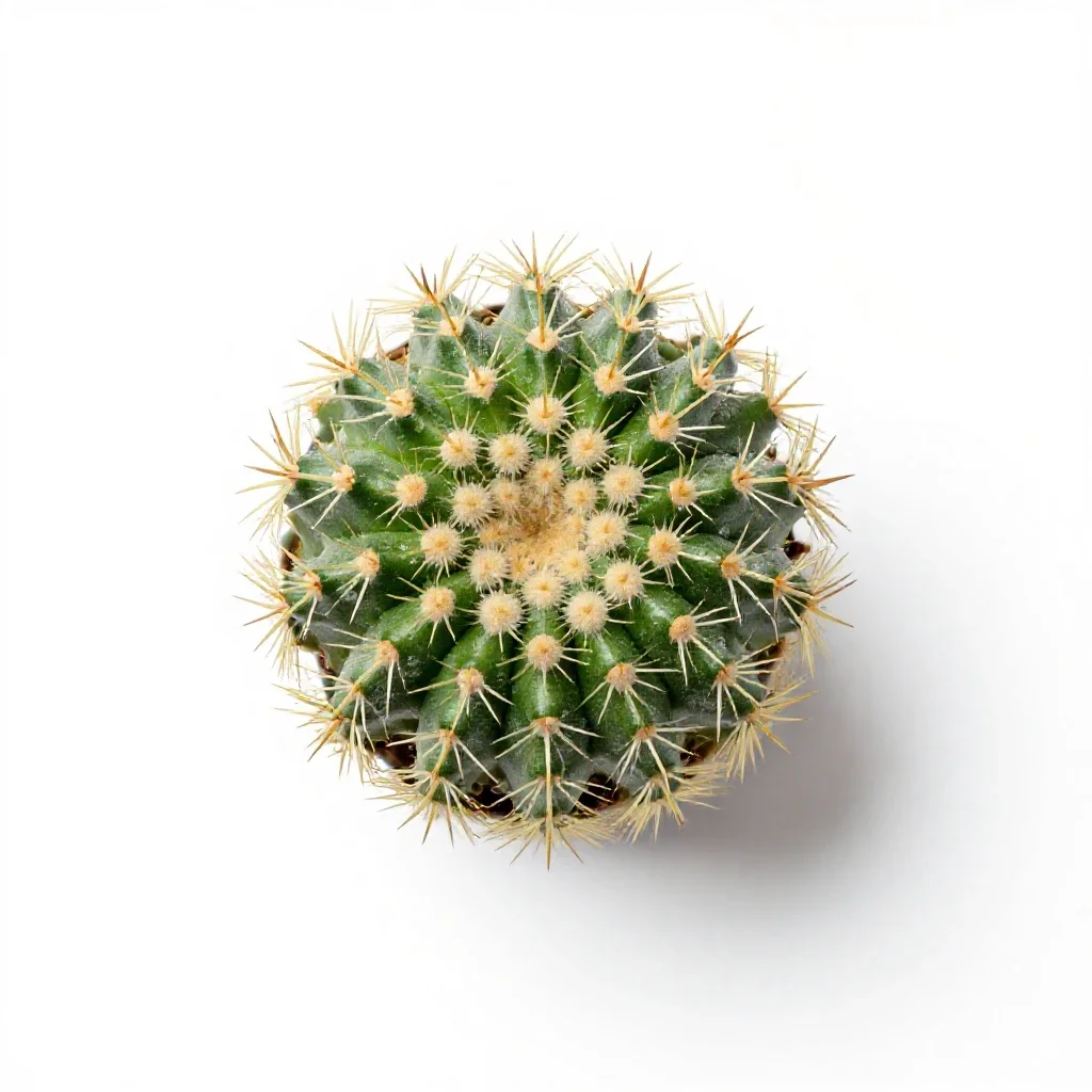 Mammillaria isolated on a white background