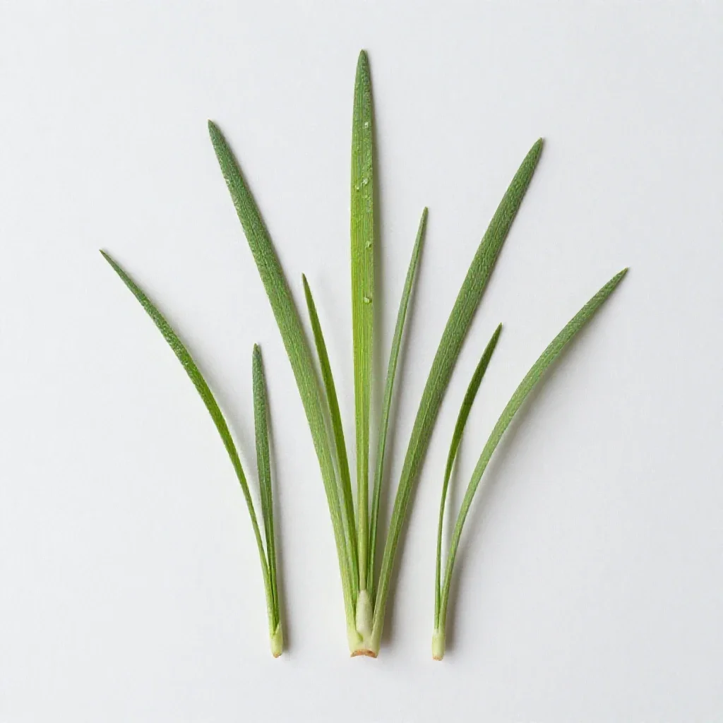 Manna grass isolated on a white background