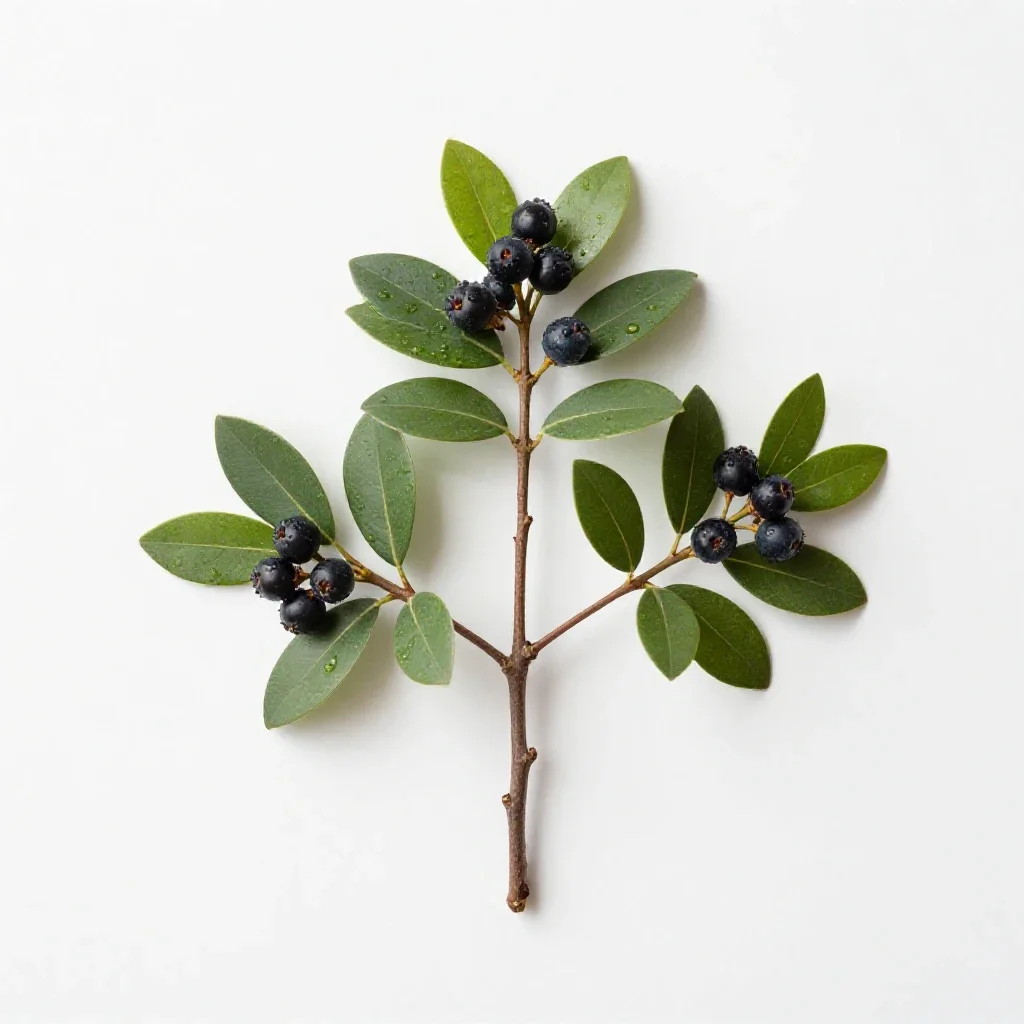 Marlberry isolated on a white background