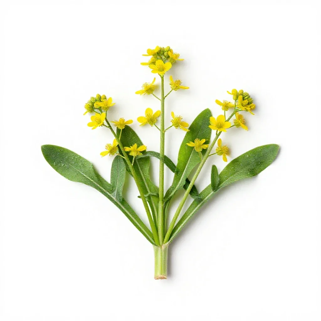 Meadow salsify isolated on a white background
