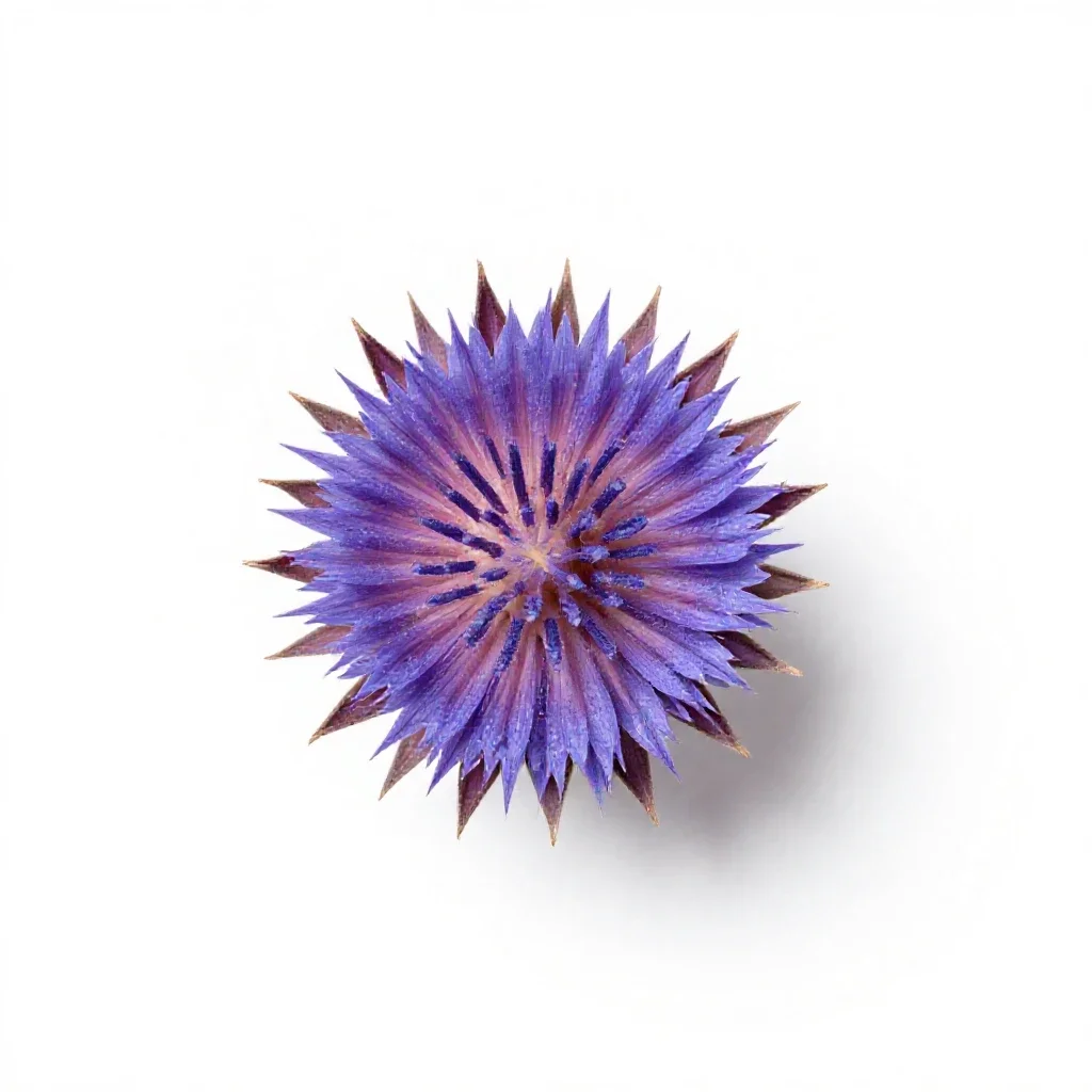 Milk thistle isolated on a white background