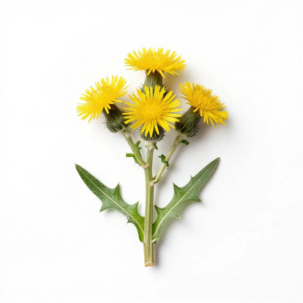 Milkweed isolated on a white background