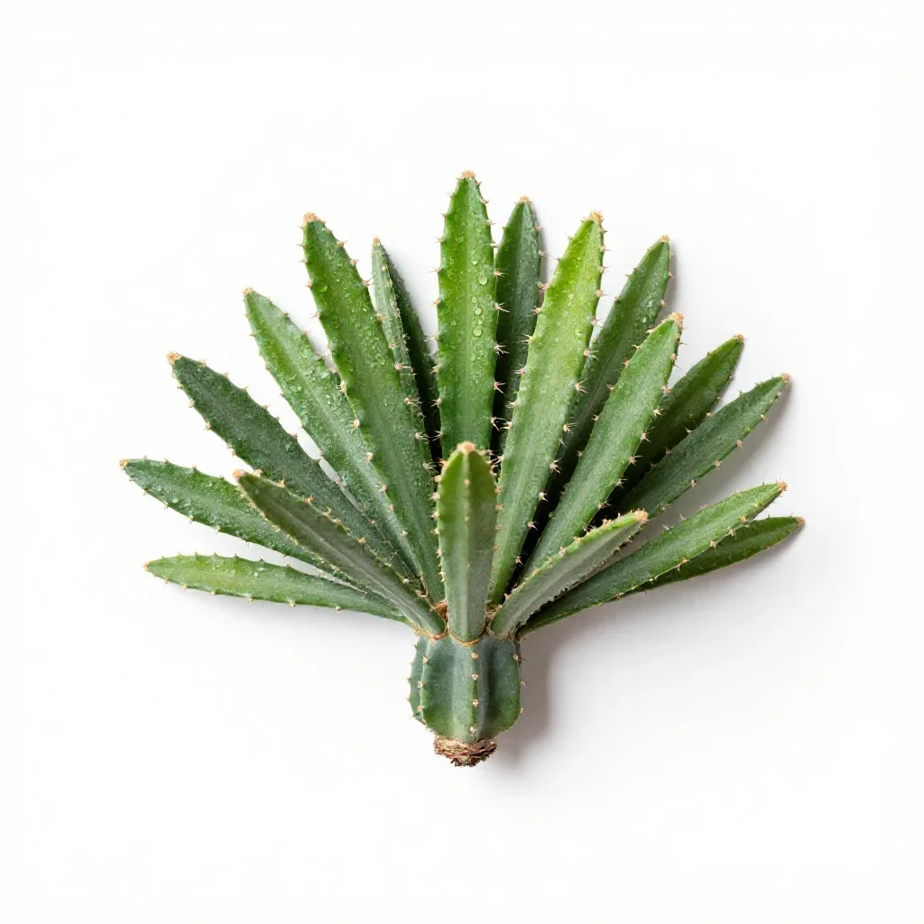 Mistletoe cactus isolated on a white background