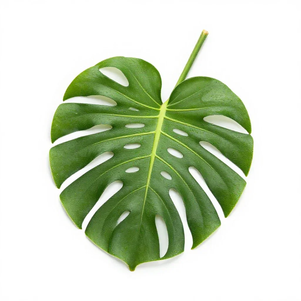 Monstera isolated on a white background