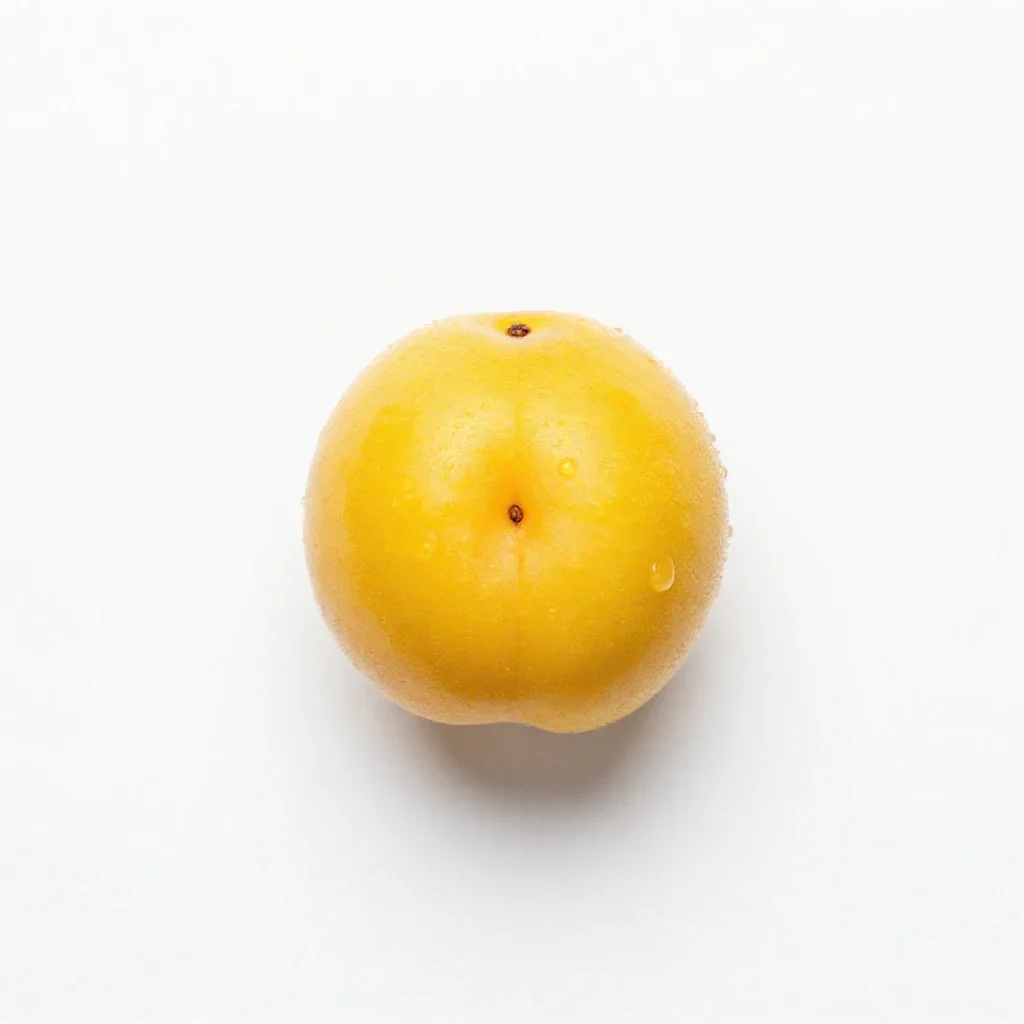 Natal plum isolated on a white background