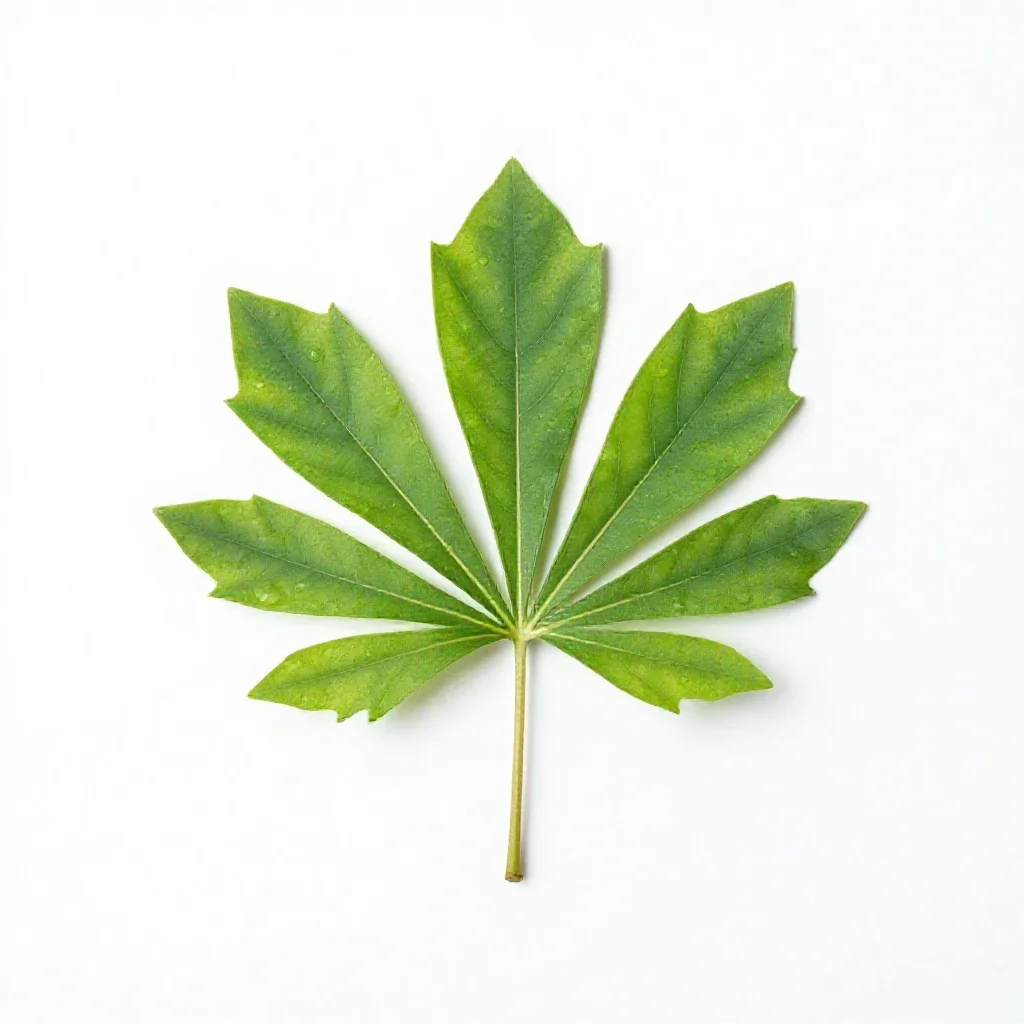 Nephthytis isolated on a white background