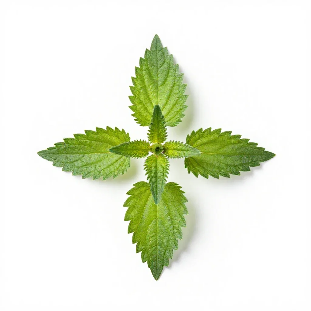Nettle-leaved goosefoot isolated on a white background