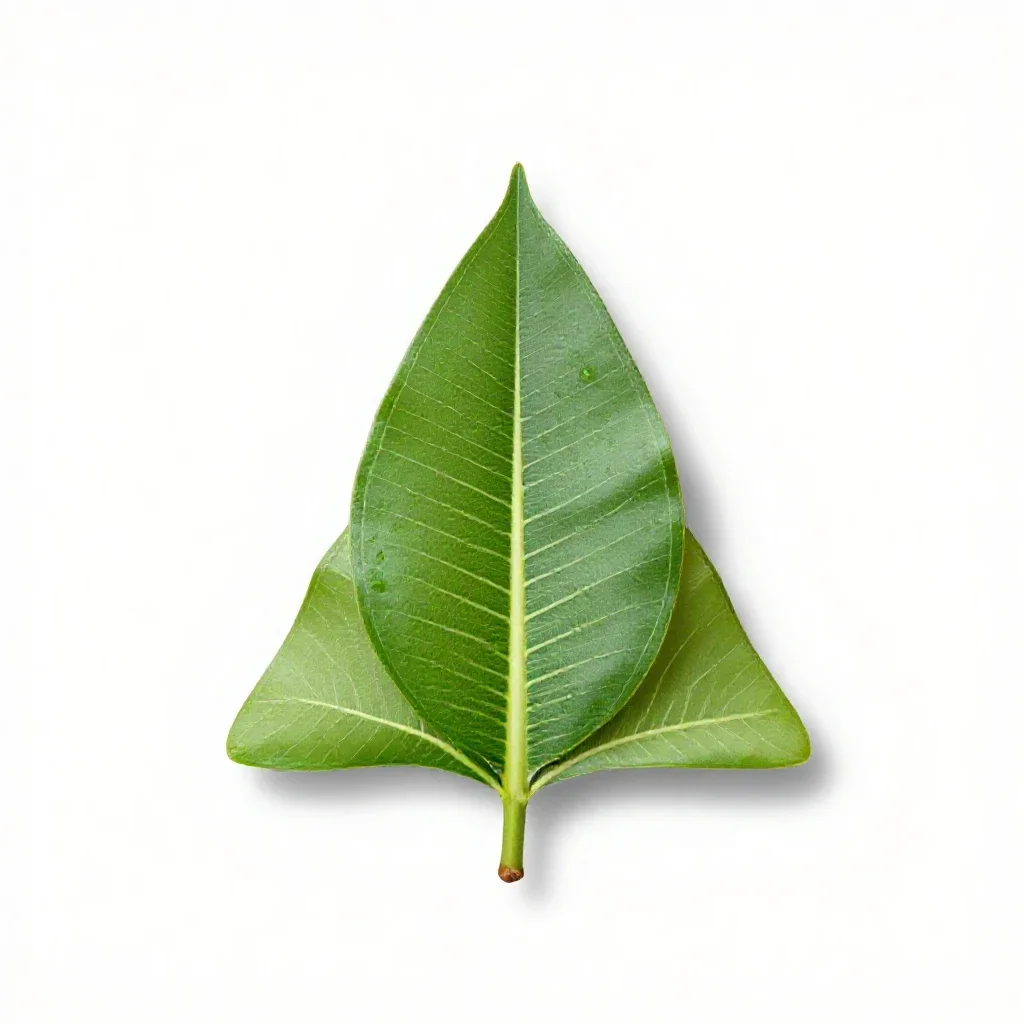 Pagoda tree isolated on a white background