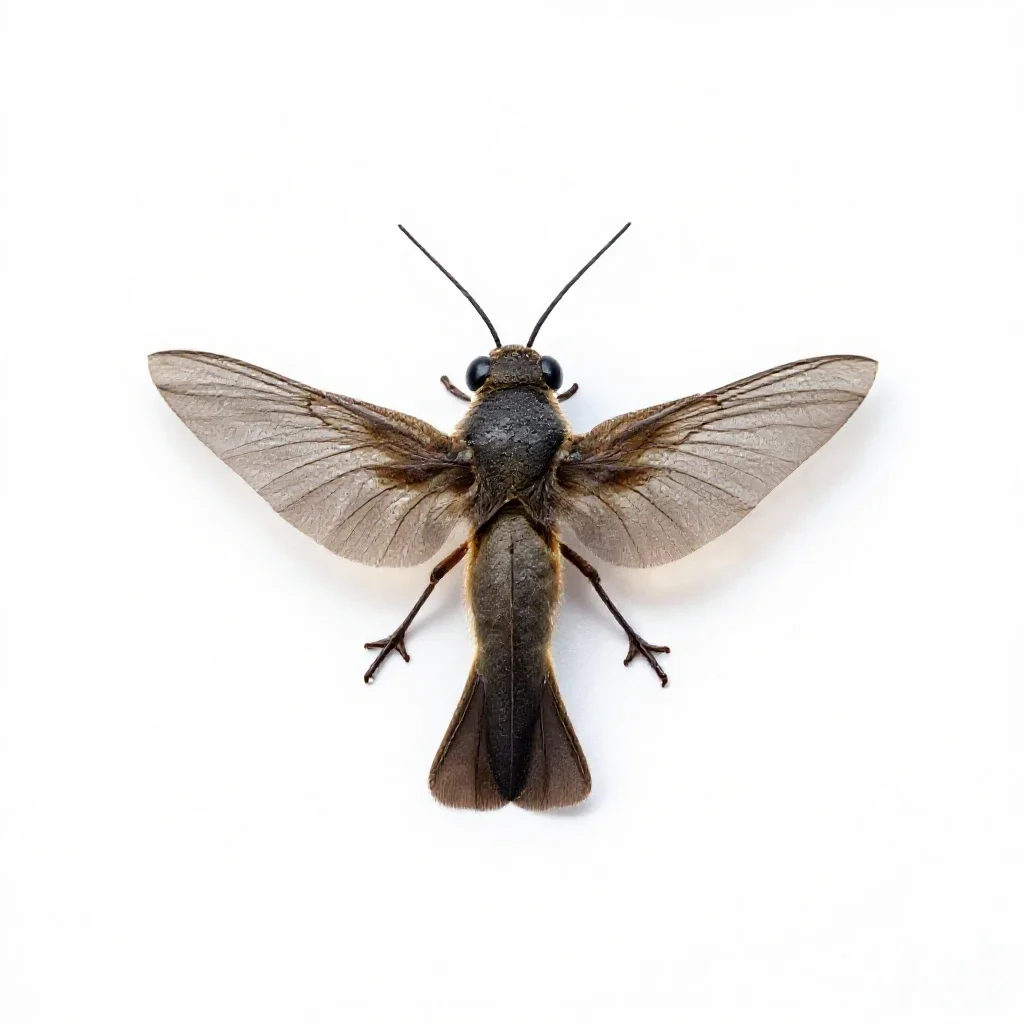Pecopteris isolated on a white background