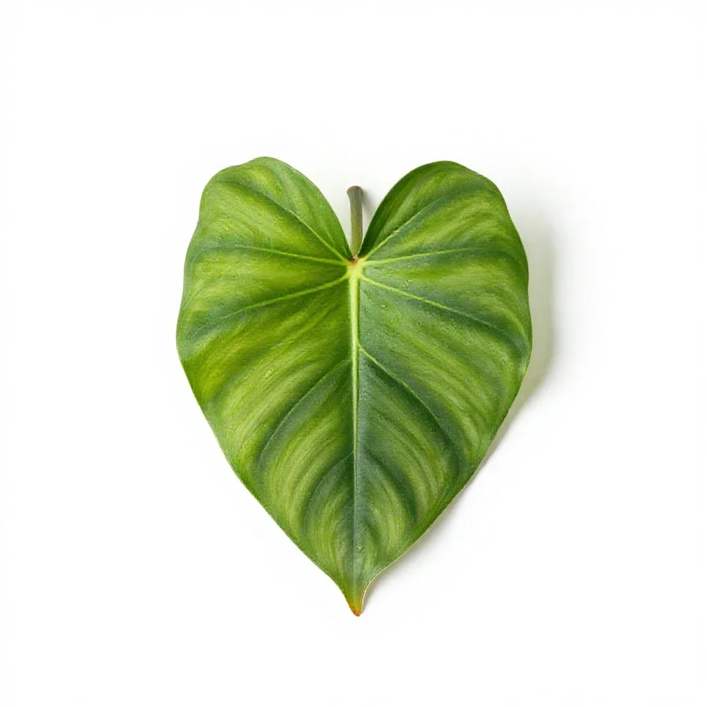 Philodendron isolated on a white background