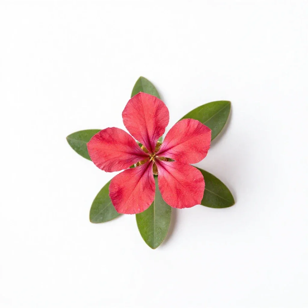 Plumbago isolated on a white background