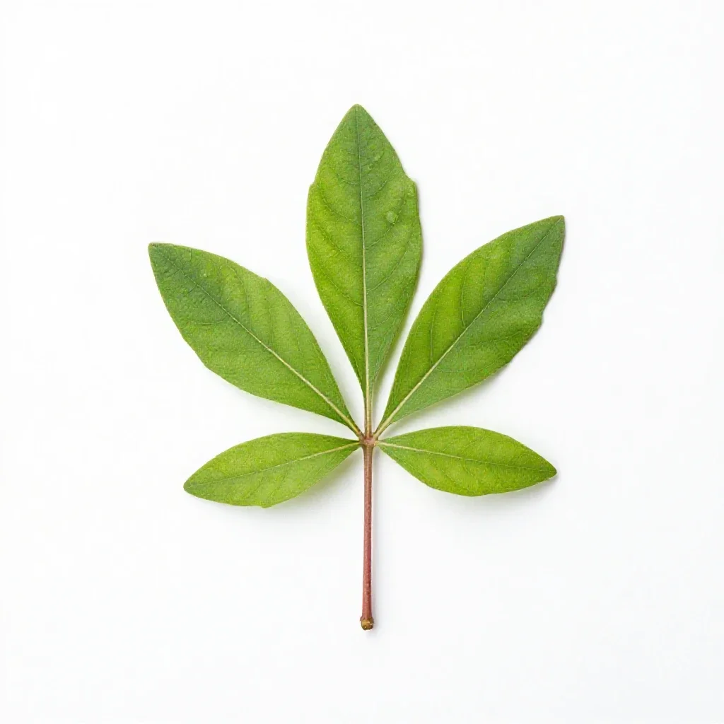 Pokeweed isolated on a white background