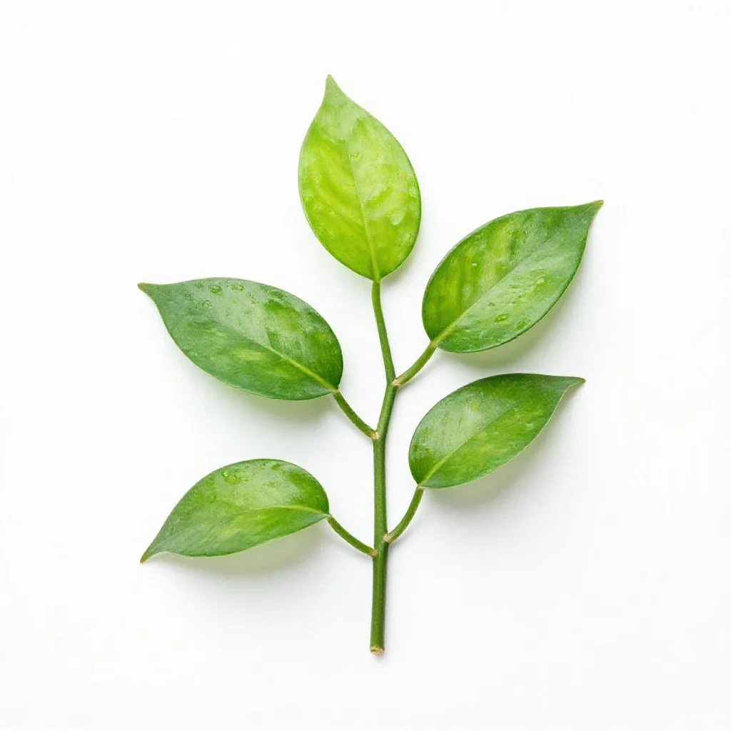Pothos isolated on a white background