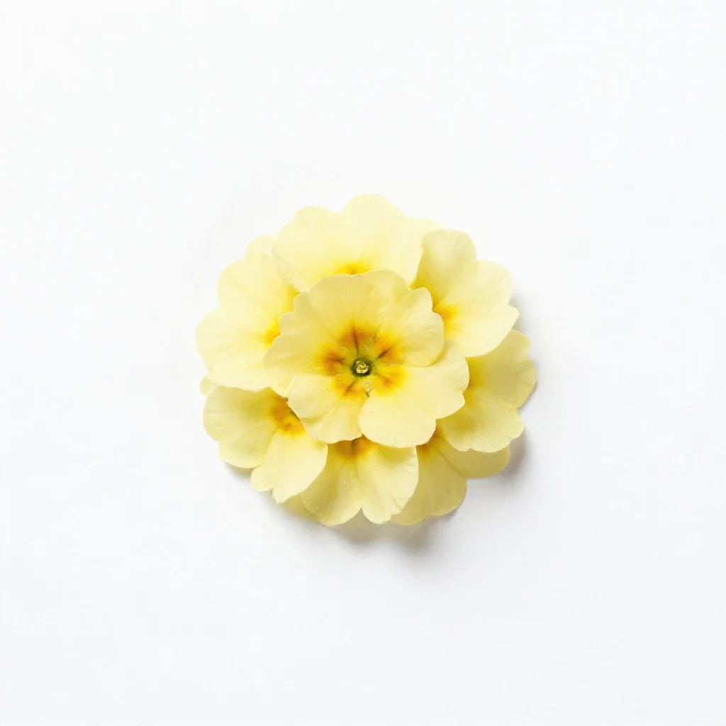 Primrose isolated on a white background