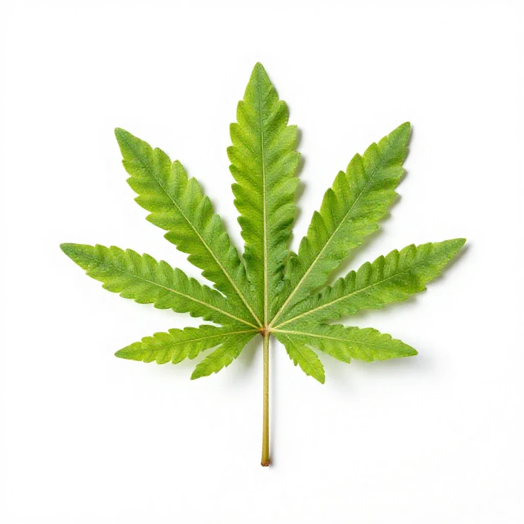 Pteridophyte isolated on a white background