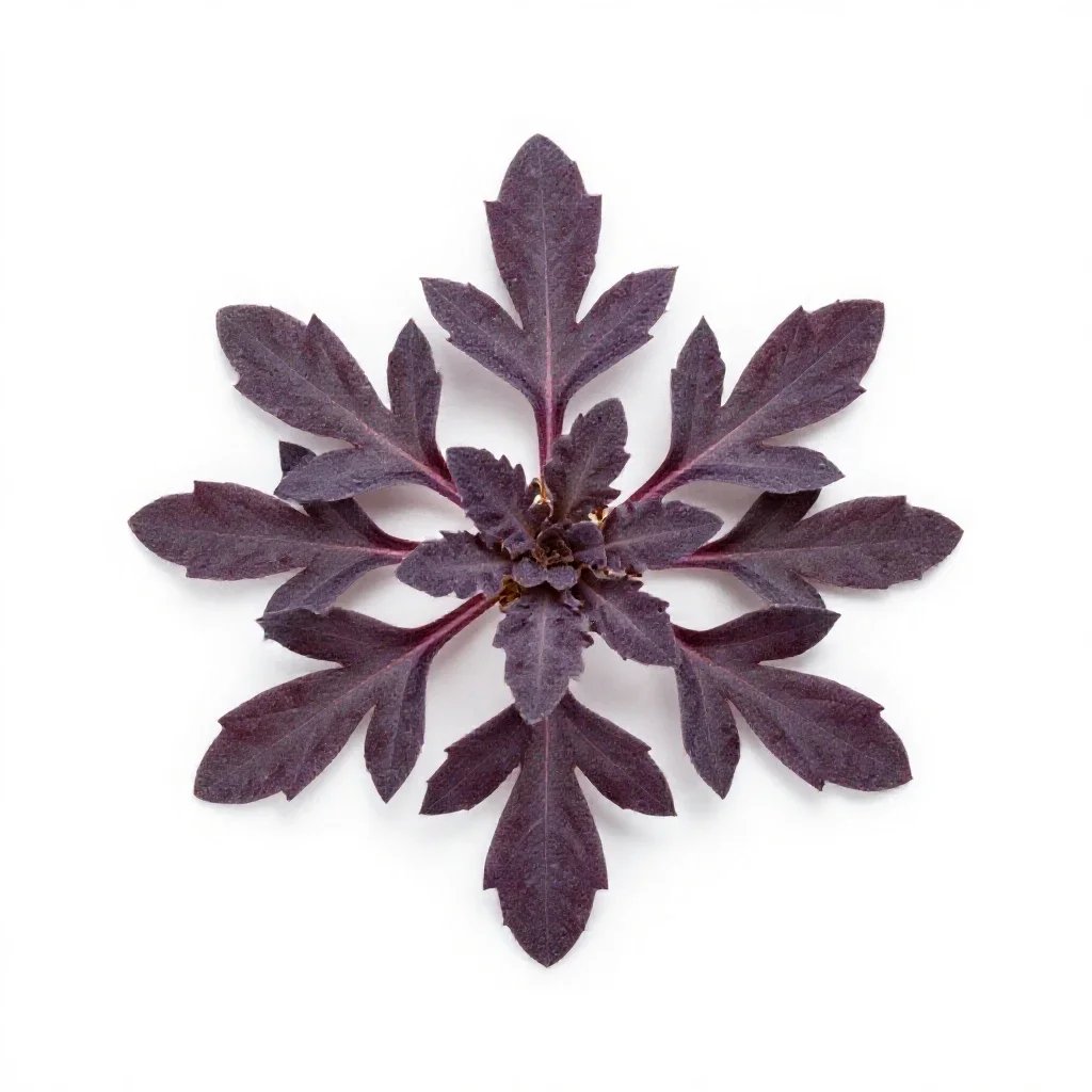 Rattlesnake weed isolated on a white background