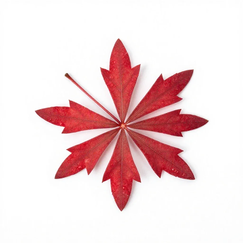 Red goosefoot isolated on a white background
