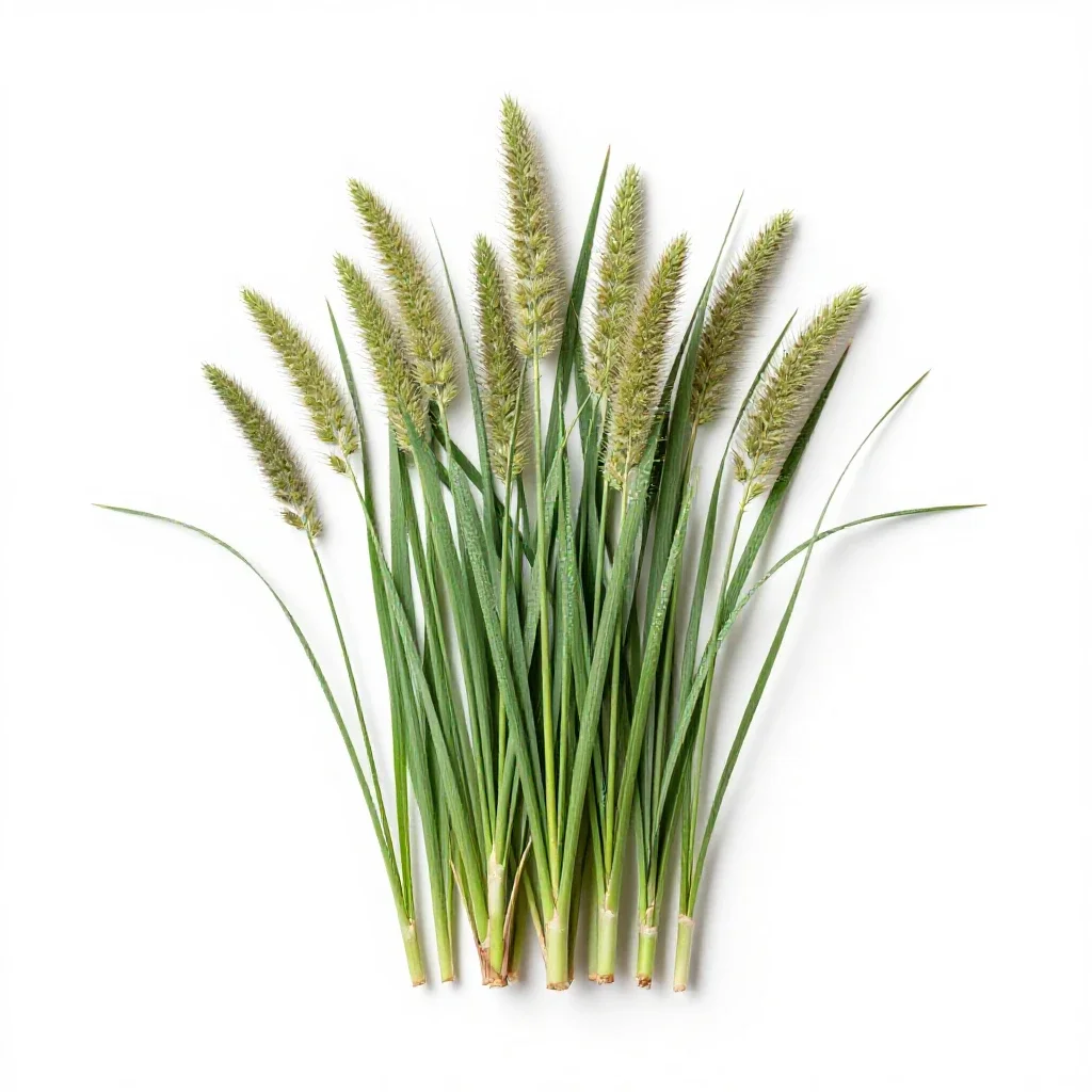 Reed grass isolated on a white background
