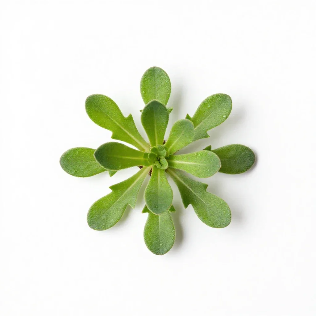 Rock purslane isolated on a white background
