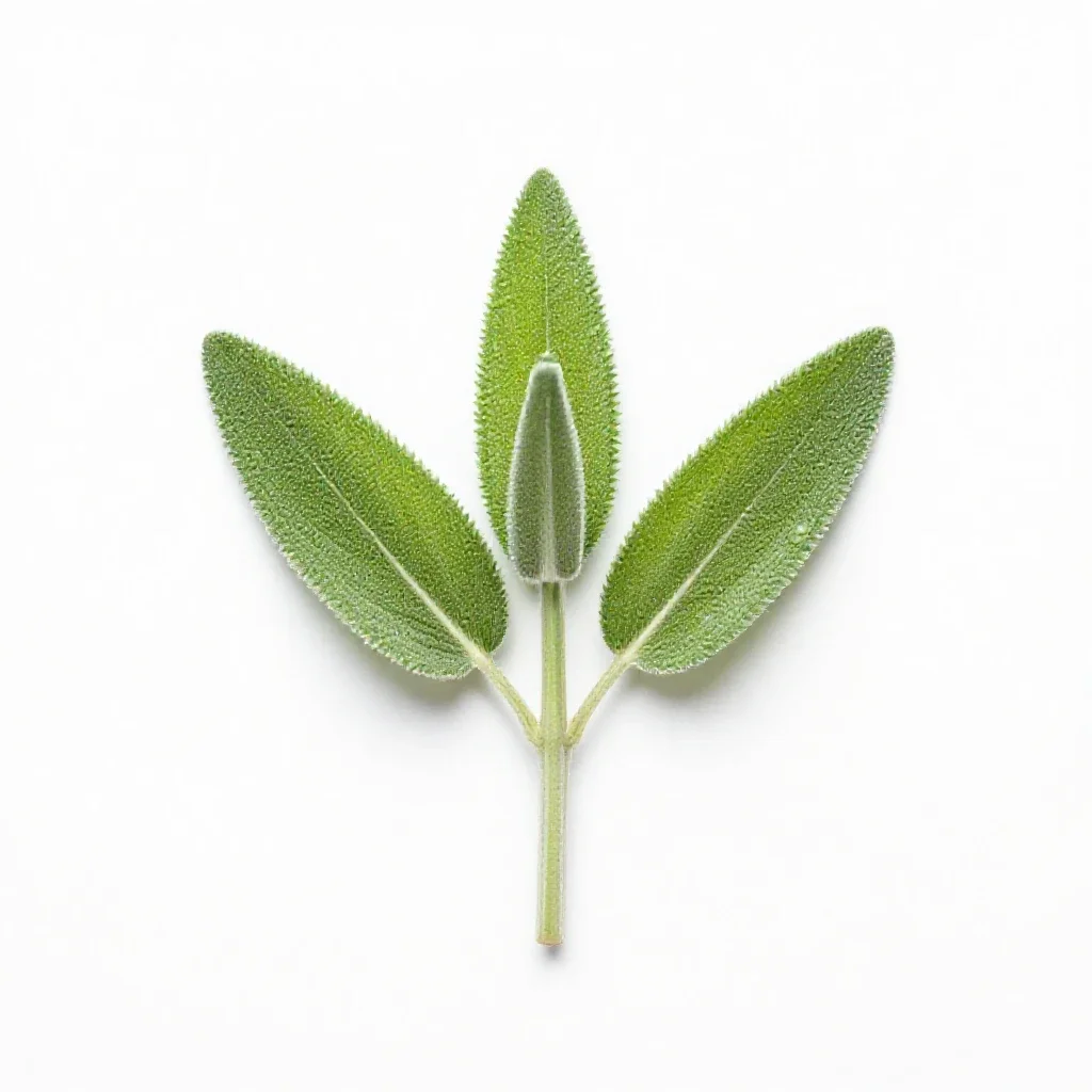 Sage isolated on a white background