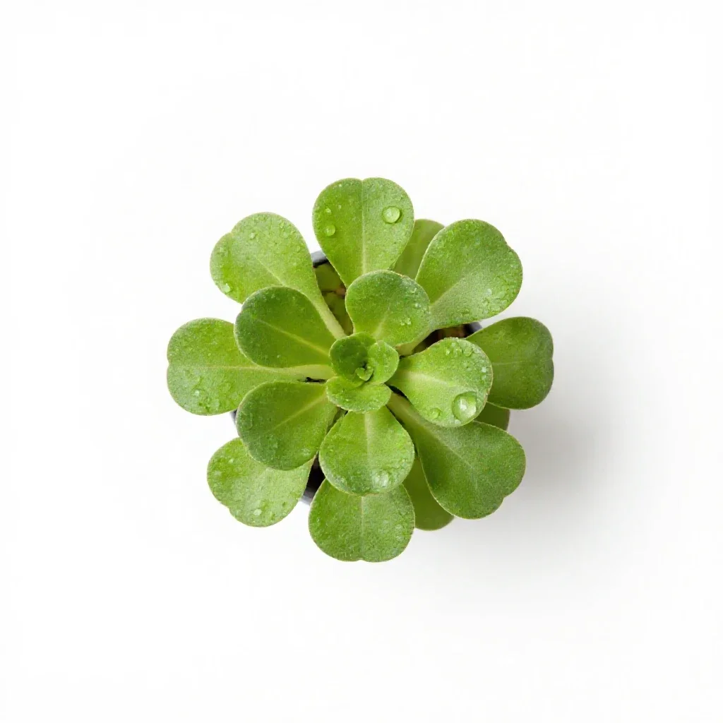 Saltwort isolated on a white background