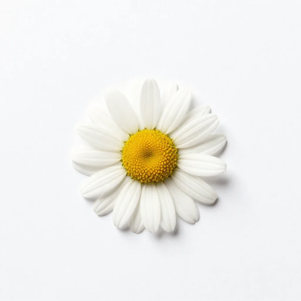 Scentless camomile isolated on a white background