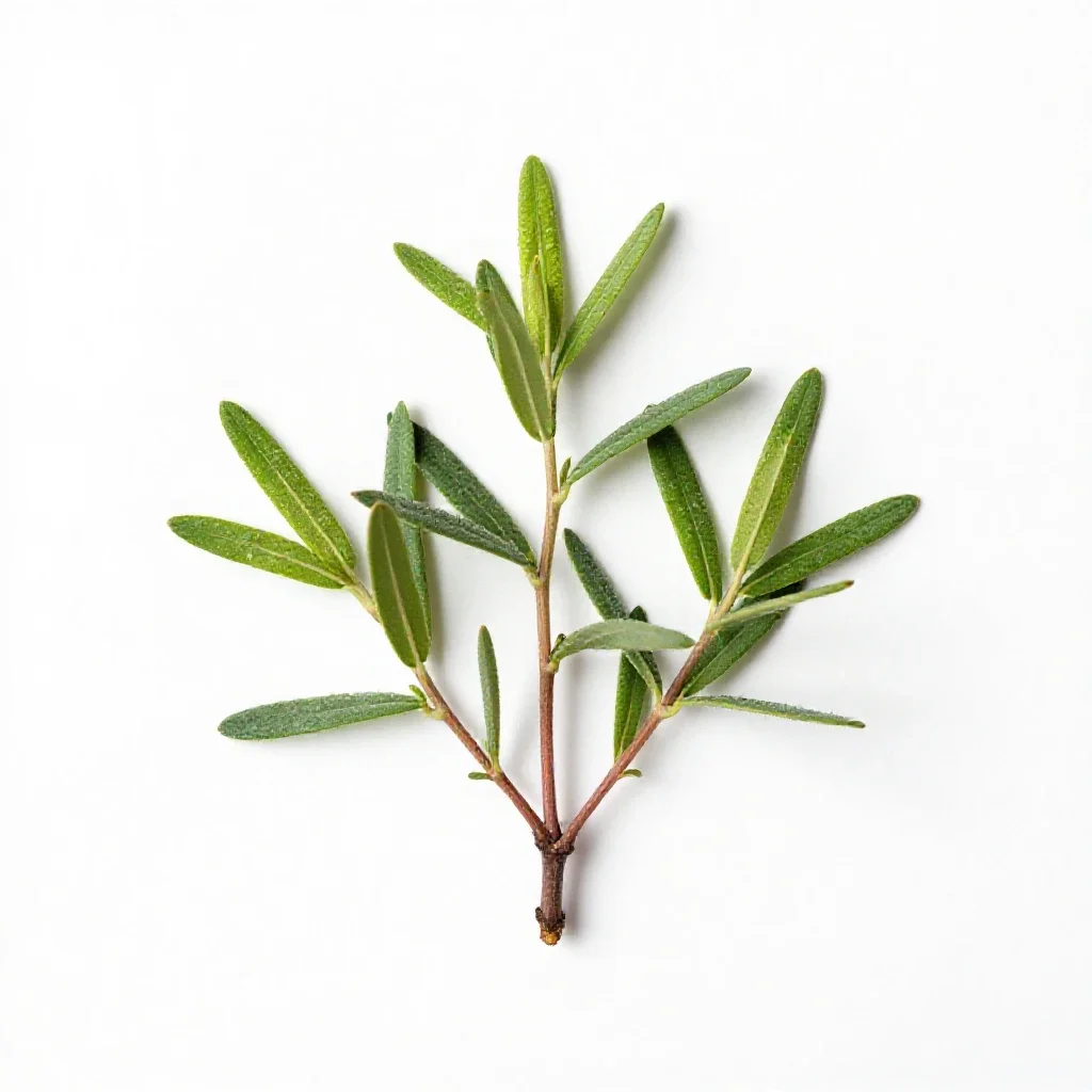 Sea wormwood isolated on a white background