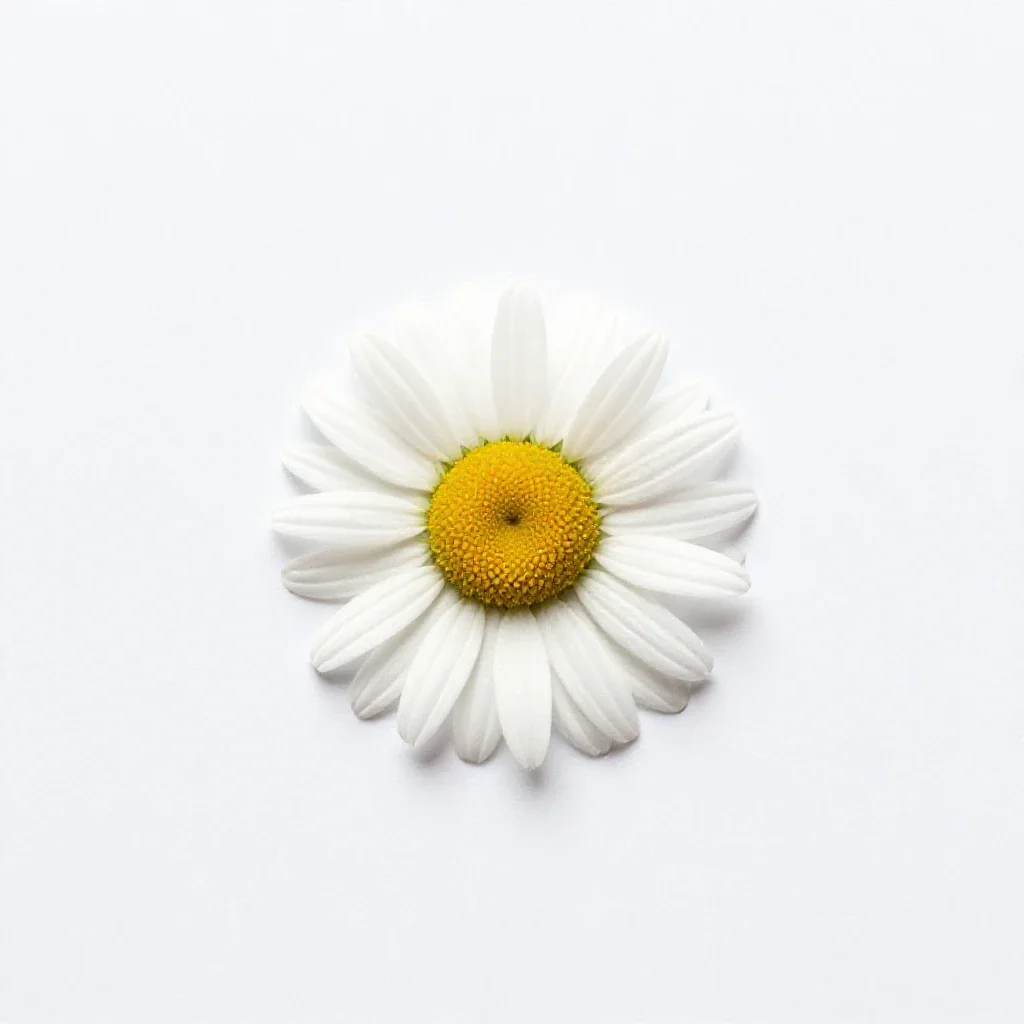 Seaside daisy isolated on a white background