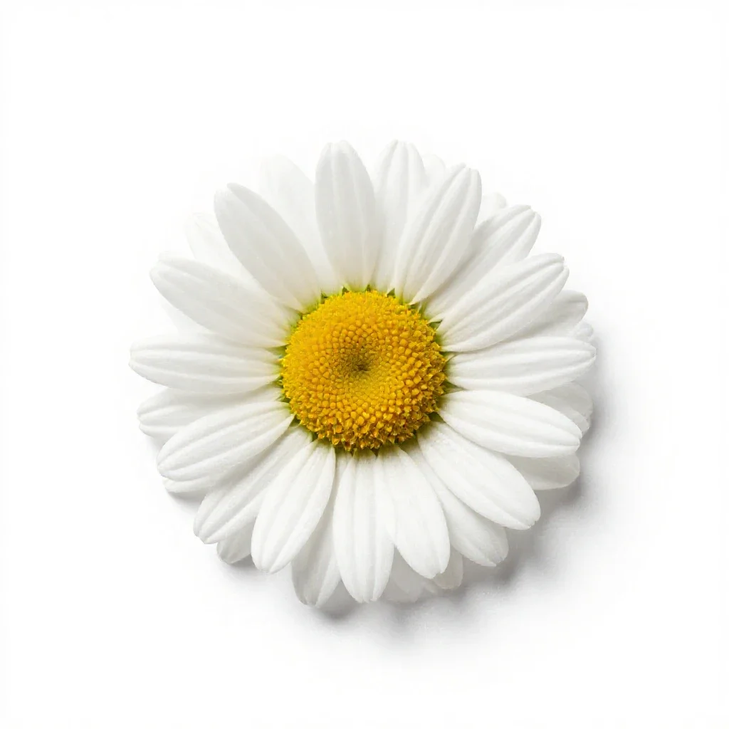 Showy daisy isolated on a white background