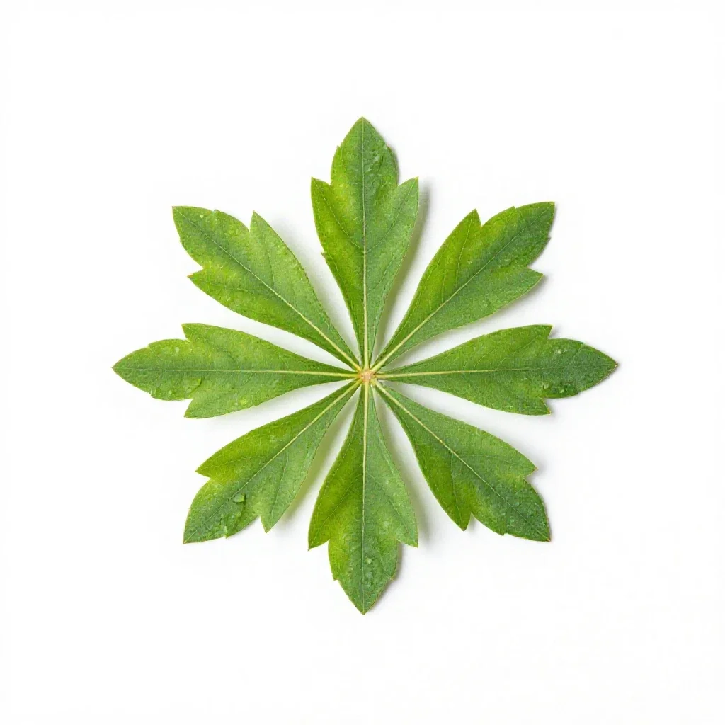 Spermatophyte isolated on a white background