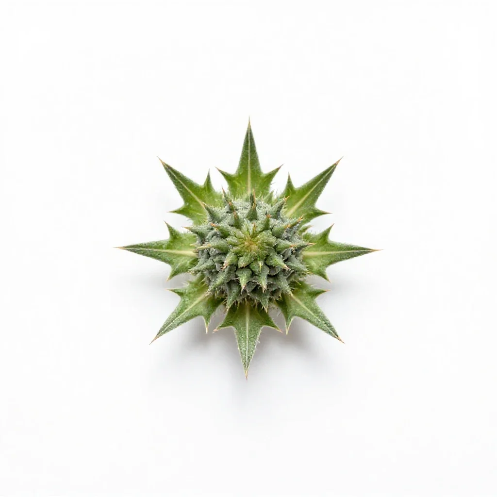 Star-thistle isolated on a white background