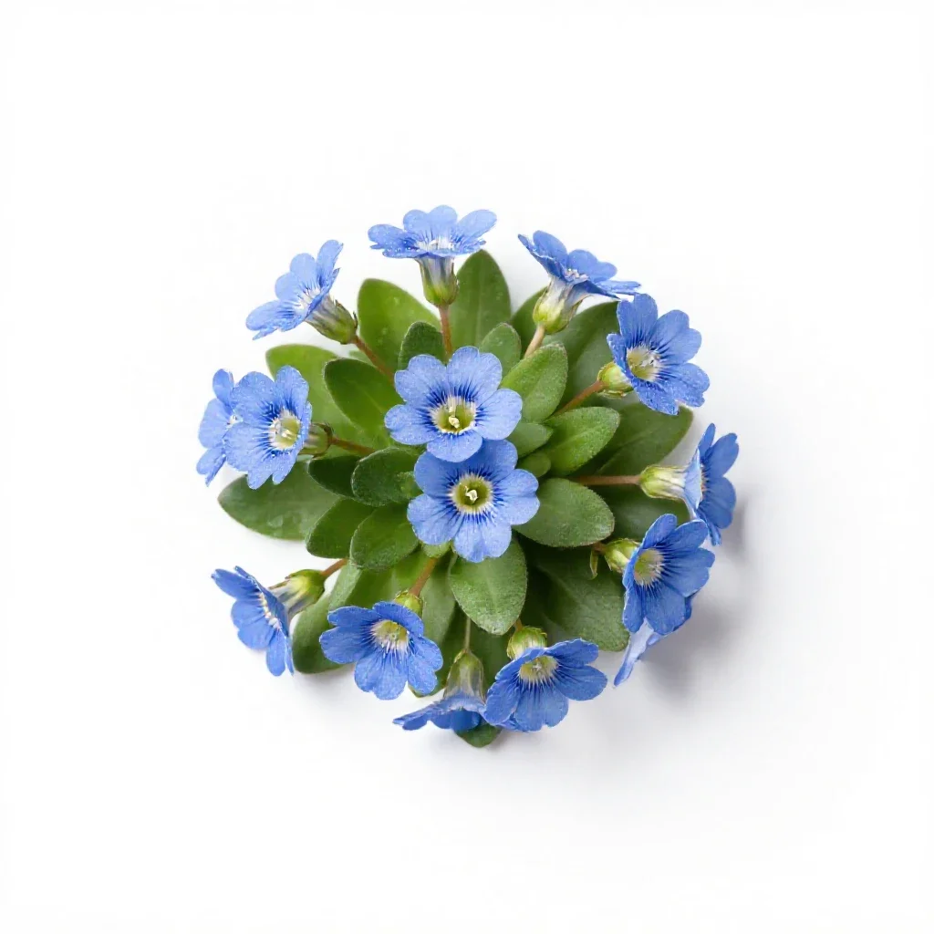 Stonecress isolated on a white background