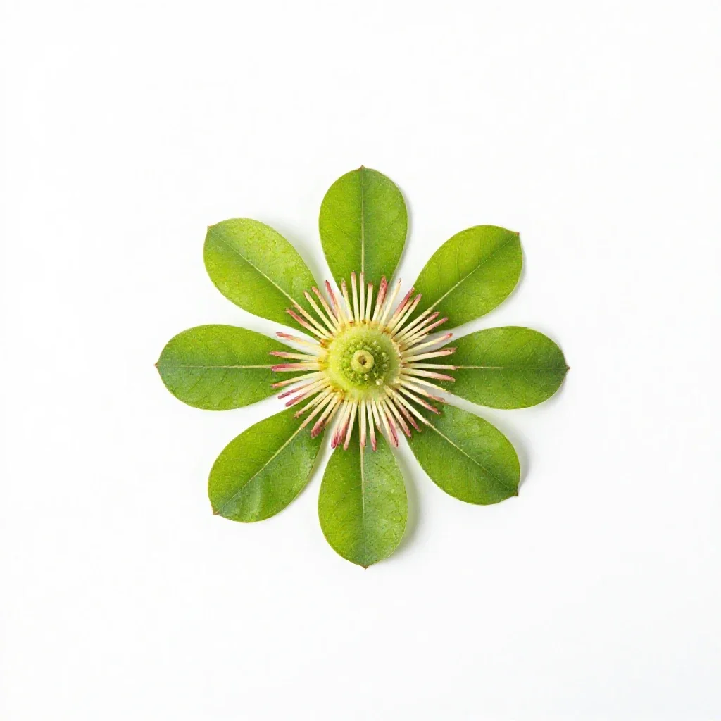 Strophanthus isolated on a white background