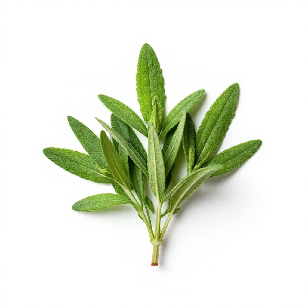 Summer savory isolated on a white background