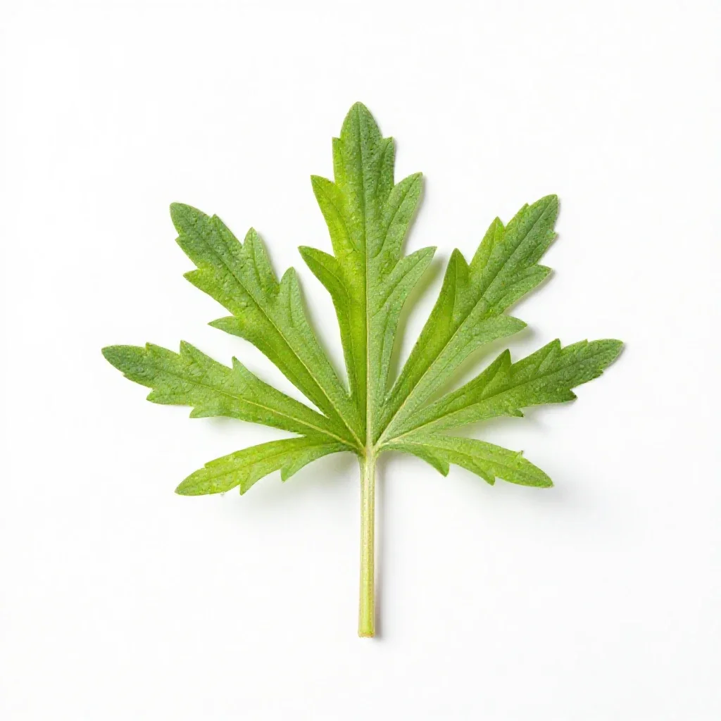 Sweet coltsfoot isolated on a white background
