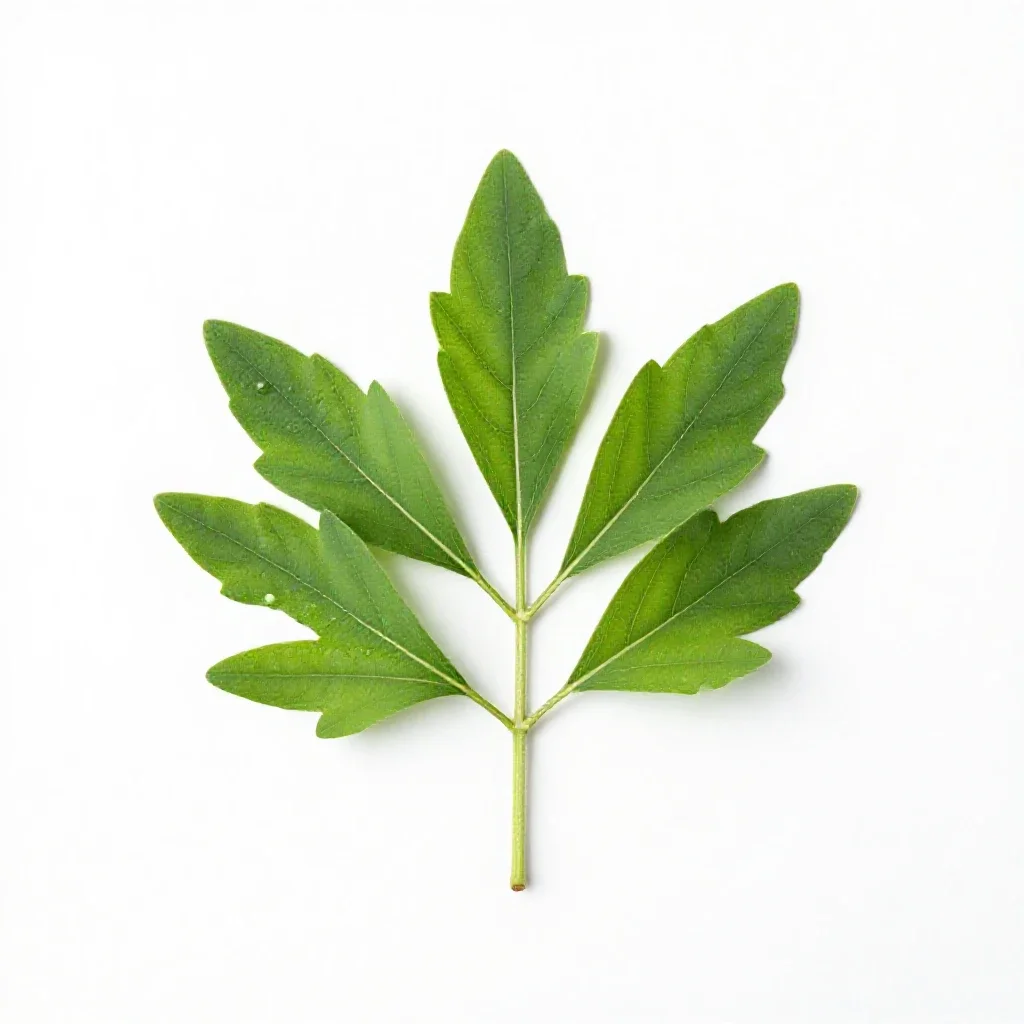 Sweet woodruff isolated on a white background