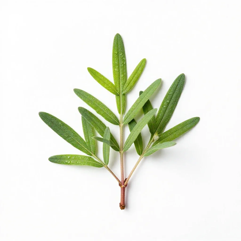 Sweet wormwood isolated on a white background