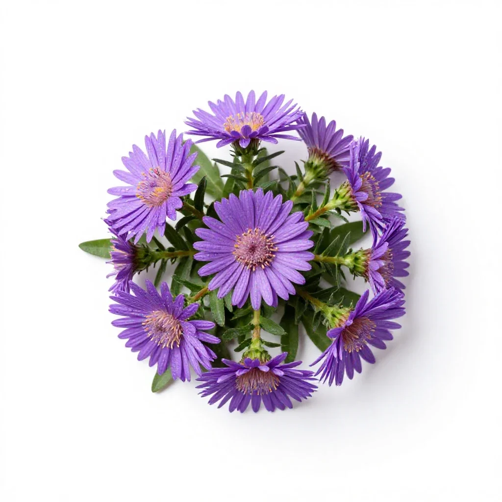 Tahoka daisy isolated on a white background