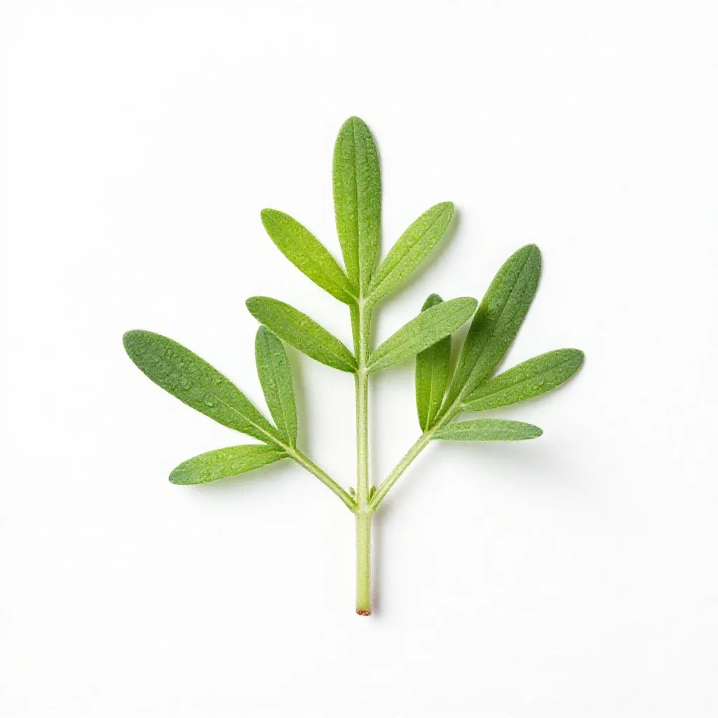Tarragon isolated on a white background