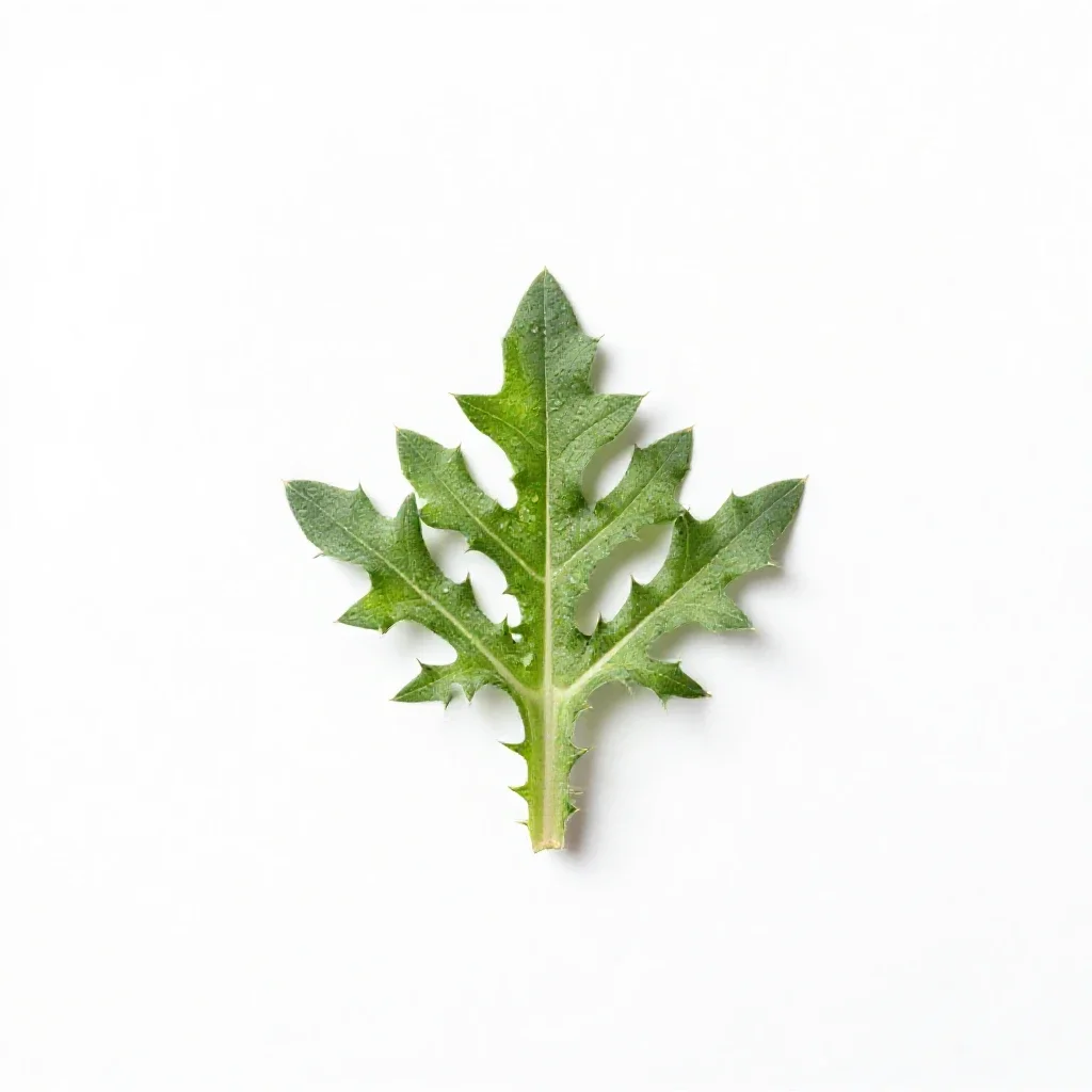 Thistle isolated on a white background