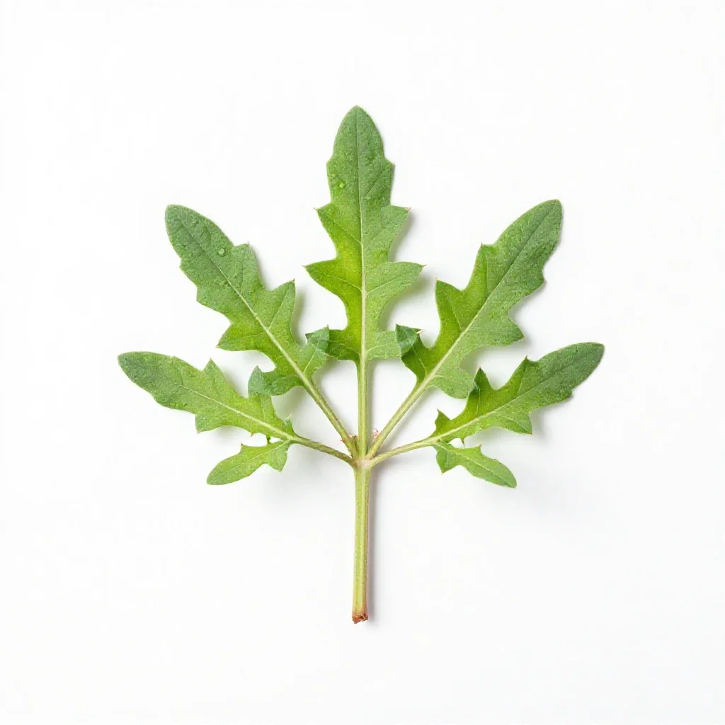 Thorny amaranth isolated on a white background