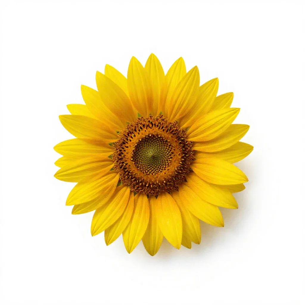 Tickseed sunflower isolated on a white background