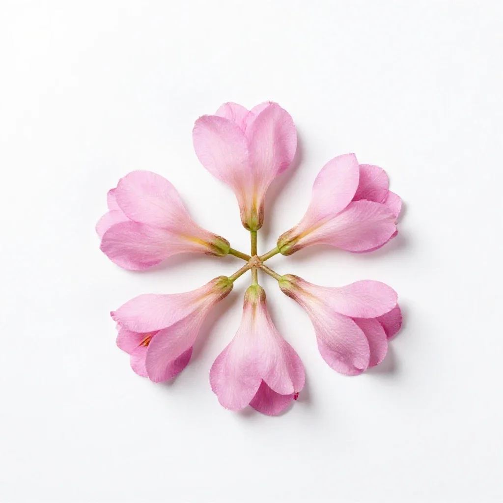 Toad lily isolated on a white background