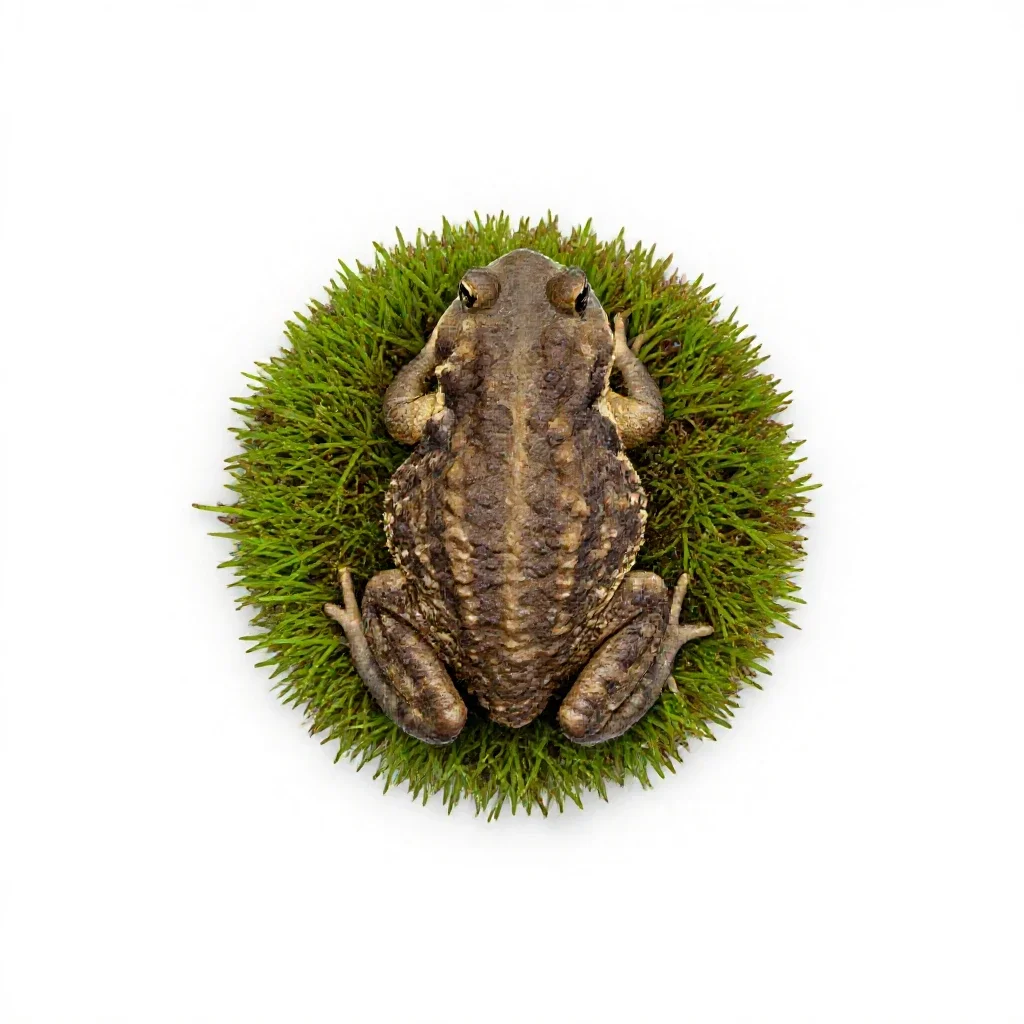 Toad rush isolated on a white background