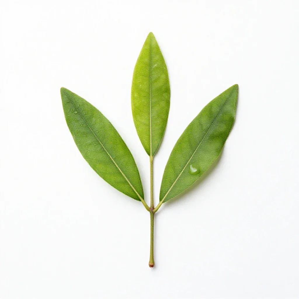 Wild vanilla isolated on a white background
