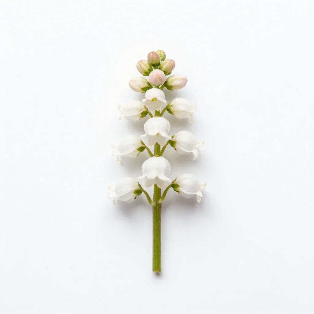 Winter heliotrope isolated on a white background
