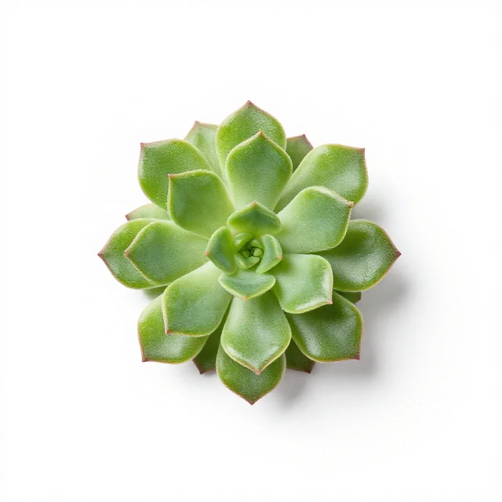 Winter purslane isolated on a white background