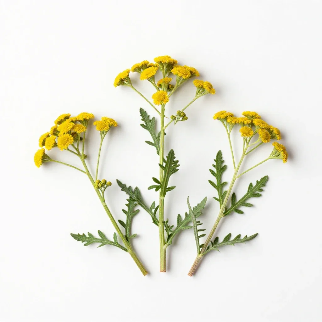 Wormwood isolated on a white background