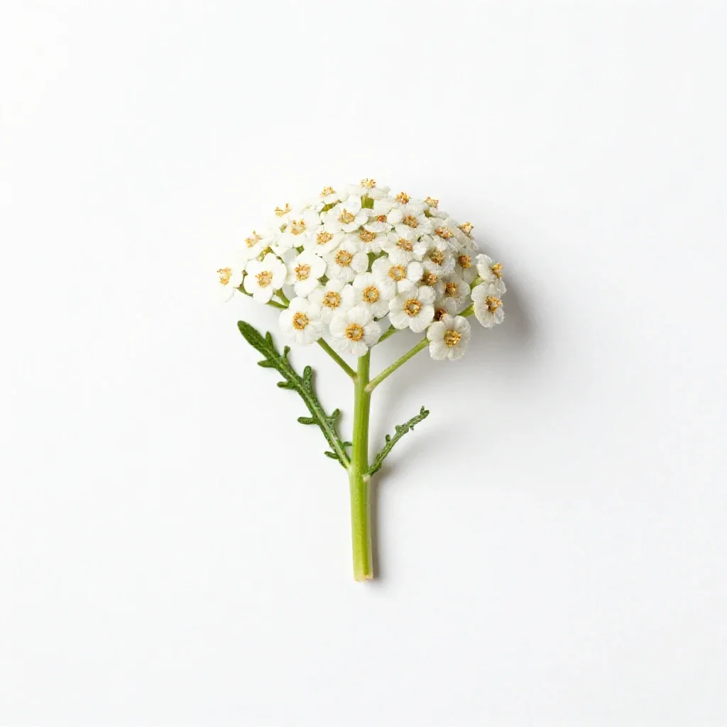 Yarrow isolated on a white background